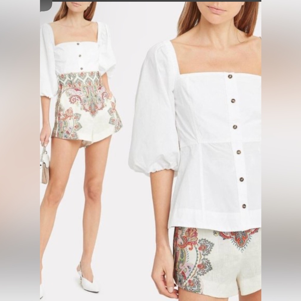 Ganni Poplin top